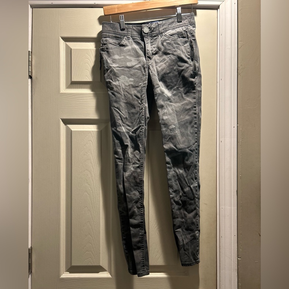 Democracy Charcoal Camouflage Skinny Jeans